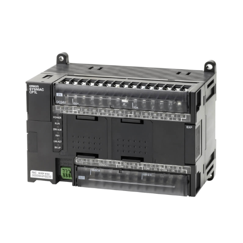 NX1P2-1040DT1 CPU Omron Sysmac NX1P com 40 E/S de transistor digital (PNP), memória de 1,5 MB, EtherCAT (2 servo-eixos, 4 eixos PTP, 16 nós EtherCAT), EtherNet/IP e 2 portas seriais opcionais