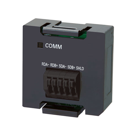 Omron NX1W-CIF11 RS-422A/485 communication board for NX1P2 CPUs, enabling serial device connectivity in compact control systems.