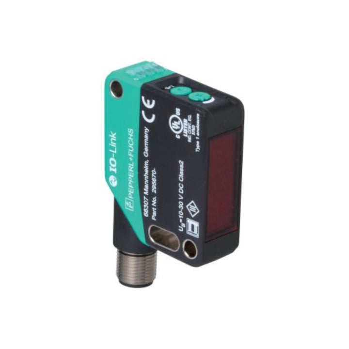 Pepperl+Fuchs OBT650-R200-2EP-IO-V1 diffuse photoelectric sensor, 650 mm range, IO-Link, IP69K.