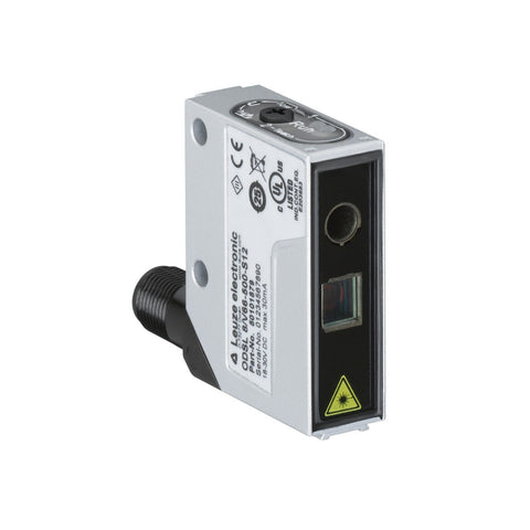 Leuze ODSL 8/C66‑200‑S12 optical sensor, 20–200 mm range with background suppression