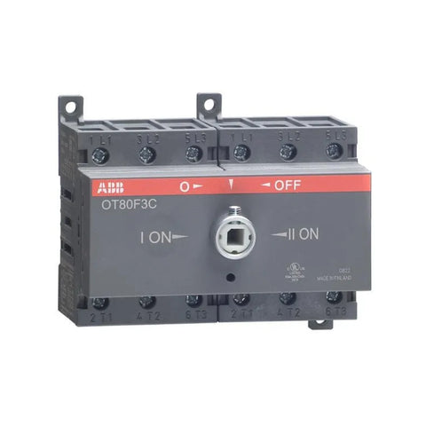 ABB OT80F3C | 3 polos, accionamiento frontal, fusible integrado