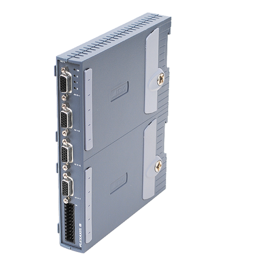 O controlador de movimento de interface flexível de 4 eixos P879 MC664 fornece controle multieixo de alta velocidade com interfaces de comunicação versáteis e programação fácil de usar para automação industrial de precisão.