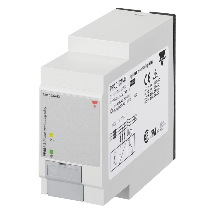 Carlo Gavazzi DPA01CM44 Monitoring Relay for industrial applications with high-performance control.