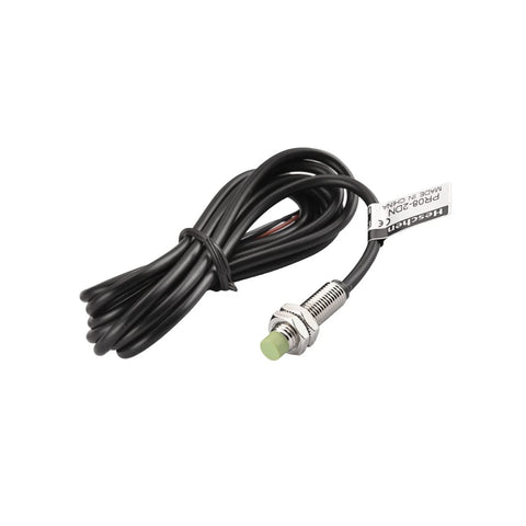 Autonics PR08-2DN inductive proximity sensor with 2 mm sensing range and compact M8 threaded design.