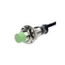 Autonics PR12-4DN inductive proximity sensor with 4 mm sensing range and M12 flush mounting design.