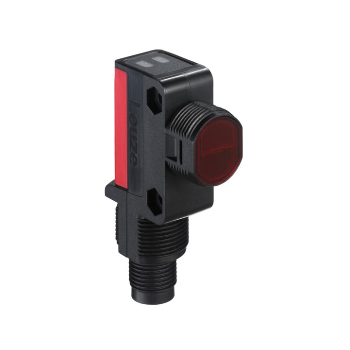 Leuze PRK28/4P‑M12 retro-reflective sensor, 4 m range, polarized red light, M12 connector, IP67 housing