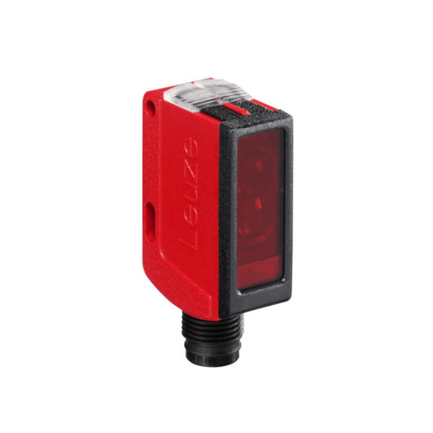 Leuze PRK 25B/66‑S12 retro-reflective sensor, 12 m range, polarized red light, M12 connector, IP67 housing