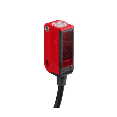 Leuze PRK 3B/66‑S8 compact retro-reflective sensor, 3 m range, 2 m cable, IP67 housing