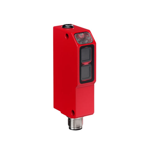 Leuze PRK 95/44 L.4 retro-reflective sensor, 0.1–15 m range, polarized red light, terminal connection, IP67.