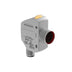Banner Q4XTKLAF600-Q8 adjustable-field laser sensor, 600 mm range, stainless steel, IO-Link, IP69K.