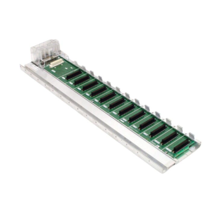 Mitsubishi Q612B base unit, 12-slot Q Series PLC rack, DIN/panel mount