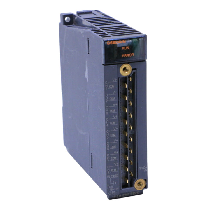 Mitsubishi Q68DAVN analog module, 8-channel voltage output for Q Series PLC control