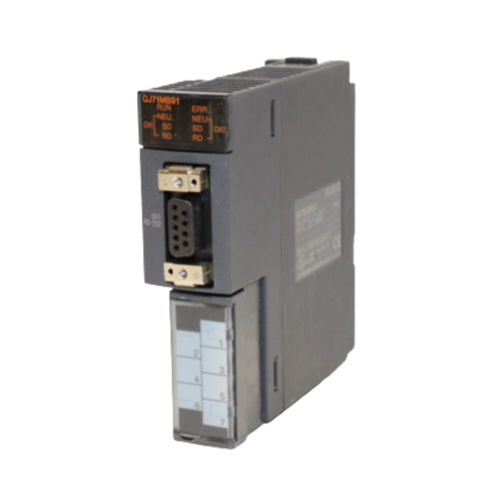 Mitsubishi QJ71MB91 Modbus module, RS-485/RS-422, Q Series PLC, master/slave communication
