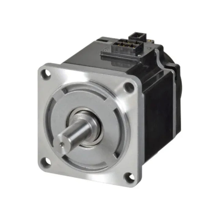 Omron R88M-1M40030T-S2 400W AC servo motor with 3000 RPM speed, 1.27 Nm torque, and 23-bit battery-free absolute encoder for precise motion control.