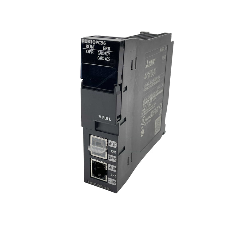 Mitsubishi RD81OPC96 8.4″ monochrome operator panel with 96 programmable keys for industrial control systems.