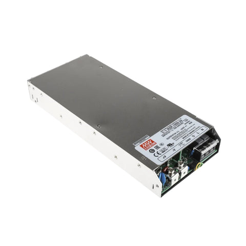 Mean Well RSP-1000-24 enclosed power supply, 1000 W, 24 V DC, 40 A, reliable for industrial and automation systems.