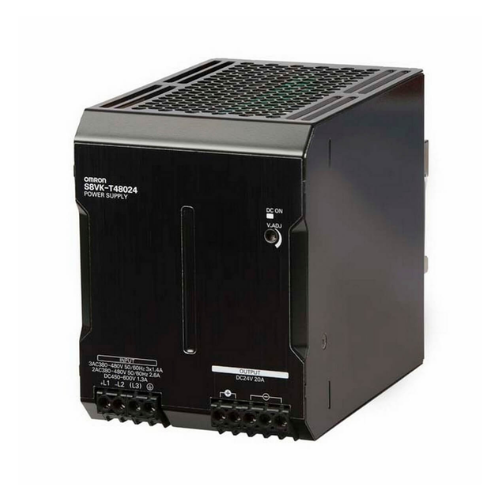 S8VK-T48024 Unidade de fonte de alimentação Omron 480W da Omron, fornecendo saída estável de 24V para desempenho confiável em aplicações industriais.