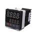 Autonics TK4S-14RN temperature controller with dual output and compact 48×48 mm panel design.