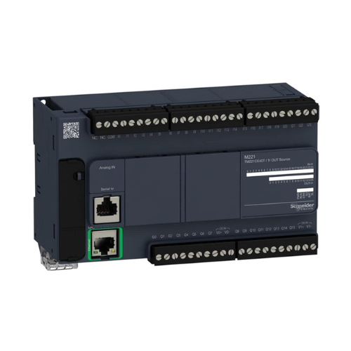 TM221CE40T Schneider Electric Controlador lógico Schneider Electric TM221CE40T, Modicon M221, 40 IO, transistor, PNP, Ethernet