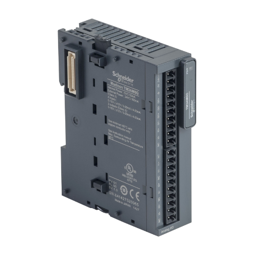 TM3AM6G Schneider Electric IO analog module, Modicon TM3, 4 inputs, 2 output, spring, 24V DC