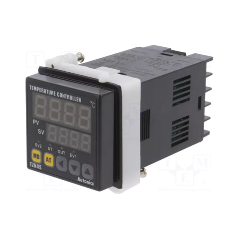 Autonics TZN4S-14R through-beam photoelectric sensor with 4 m range and IP67 durable housing.