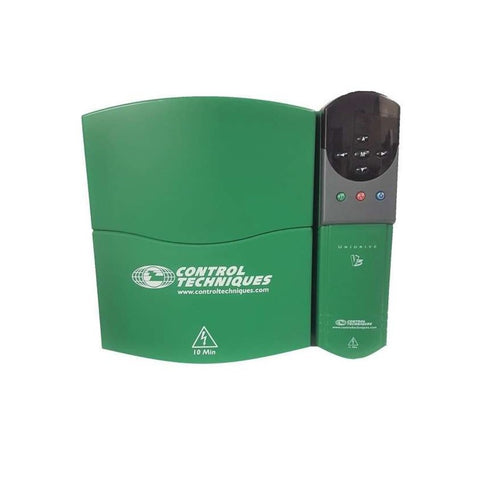 Control Techniques UNI3401 AC drive, 15 kW, 25 HP, 34 A, 3‑phase, 380–480 V