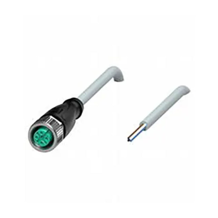 Pepperl+Fuchs V1-G-10M-PVC M12 4-pin female cordset with 10m PVC cable, IP68/IP69 protection, and secure screw connection for industrial automation.