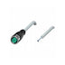 Pepperl+Fuchs V15-G-2M-PVC M12 5-pin female cordset with 2m gray PVC cable, IP68/IP69 rated, designed to prevent loosening and inaccurate installation.