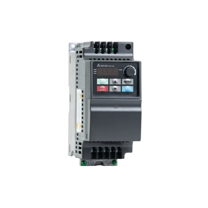 Delta VFD004EL23A variable frequency drive with compact design and reliable performance.