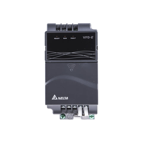 Delta VFD007E21T industrial drive for versatile applications with robust design and reliable performance.