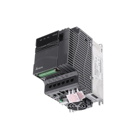Delta VFD015E21A Frequency Driver, an industrial device for efficient motor control.