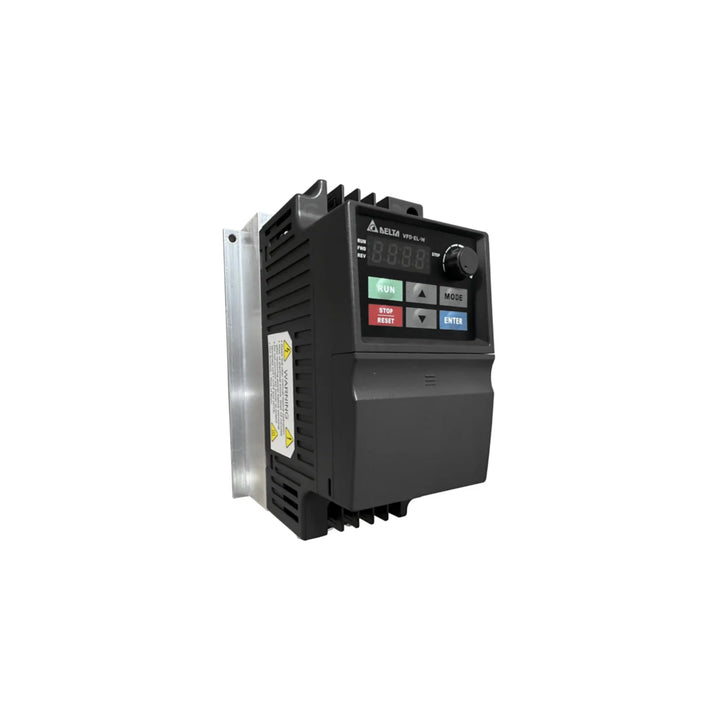 Delta VFD015EL43W VFD featuring high-performance control and reliable industrial communication