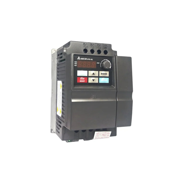 Delta VFD022EL23A AC Drive with compact size and reliable industrial communication for efficient operations.