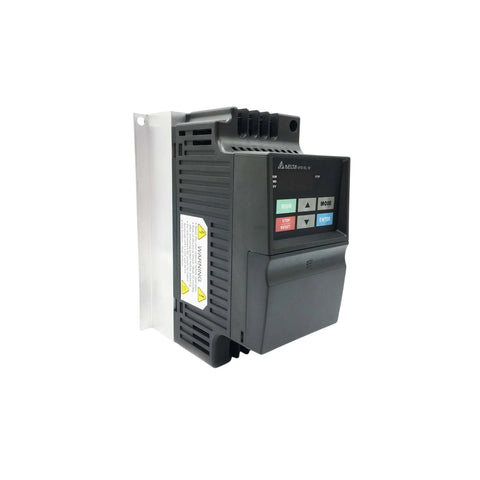 Delta VFD022EL43W 2.2 kW variable frequency drive for 200–240 V industrial motor control applications.