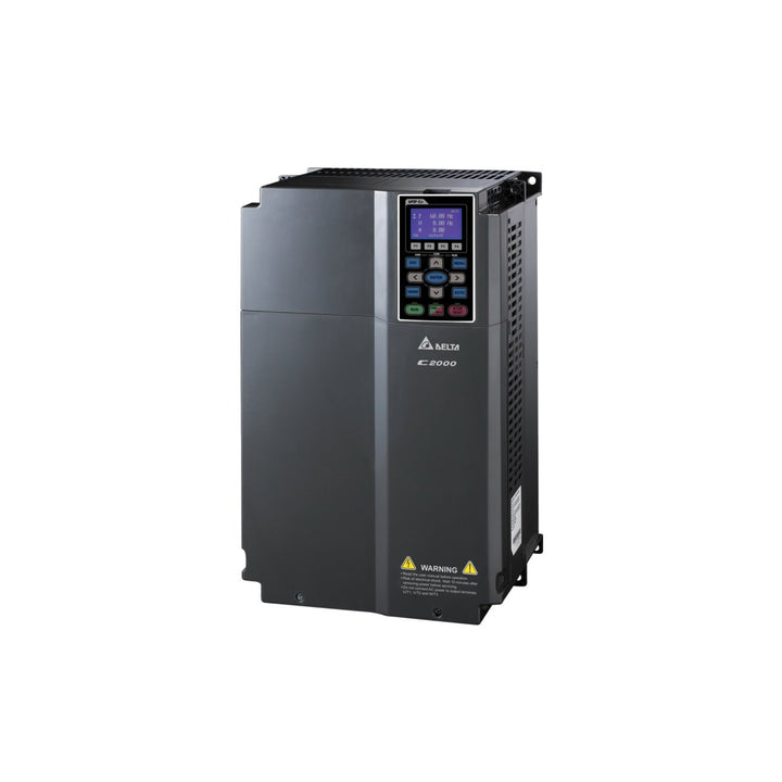 Delta VFD110CP43B-21 Variable Frequency Drive providing efficient motor control and reliable industrial communication.