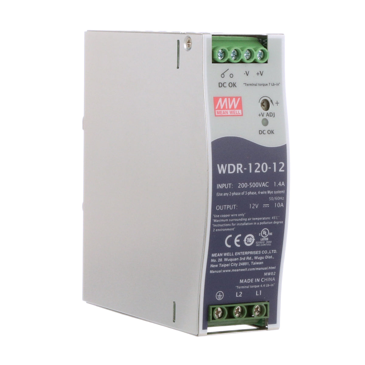Mean Well WDR-120-12 - DDPARTS SOLUTION