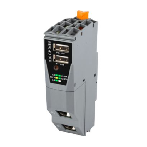 X20CP0484 B&R compact and high-performance control system module designed for industrial automation applications, offering extensive I/O options and robust construction for reliable operation in challenging environments.
