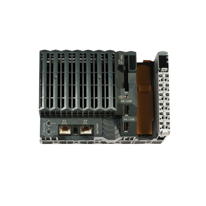 B&amp;R X20CP1484 compact PLC, 1.1 GHz Intel Atom, 256 MB RAM, Ethernet, POWERLINK, USB, fanless X20 controller