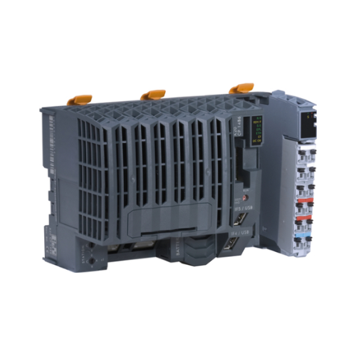 X20CP1586 Controlador lógico programable modular y de alto rendimiento de B&amp;R diseñado para aplicaciones de automatización industrial.