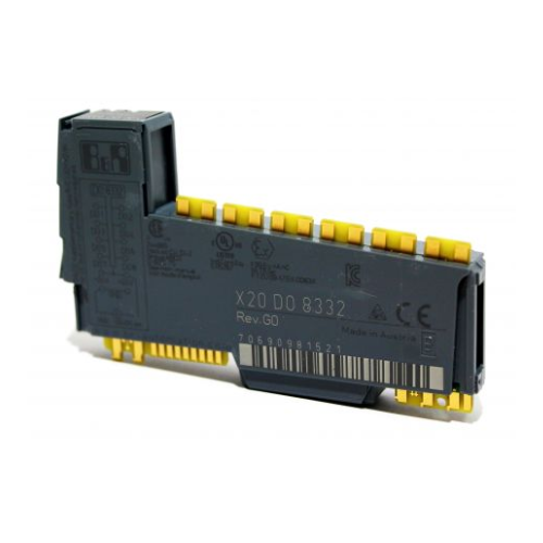 X20DO8332 B&R high-density digital output module designed for industrial automation, offering reliable switching, short-circuit protection, and LED indicators for efficient control and monitoring.