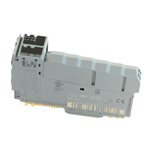 X20MM2436 B&R versatile control module designed for industrial automation, offering modularity, advanced communication, high performance, and robust construction.