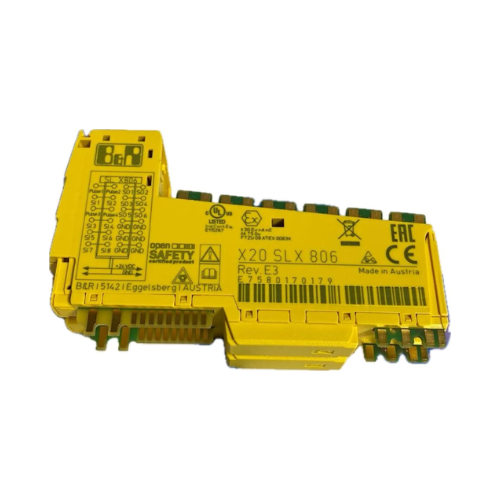 X20SLX806 PLC modular de alto rendimiento de B&amp;R diseñado para la automatización industrial, que ofrece capacidades de E/S versátiles y una construcción robusta para un funcionamiento confiable en entornos exigentes.