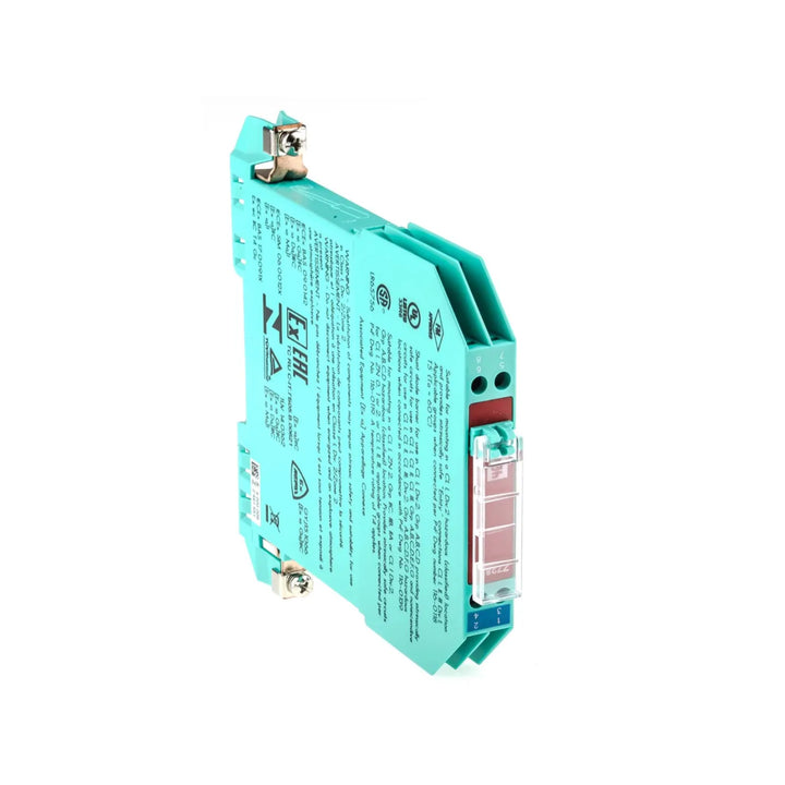 Pepperl+Fuchs Z728.H surge protection barrier, Ex ia certified, SIL2, 2-wire DIN rail mount.