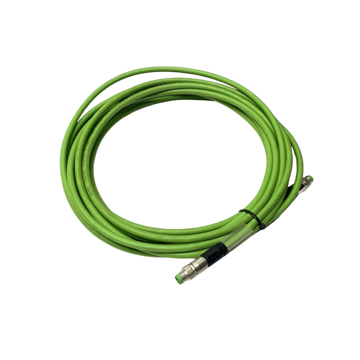 Beckhoff ZK1090-3131-0050 EtherCAT cable, 0.5 m with M8 connectors, for reliable industrial automation connectivity.