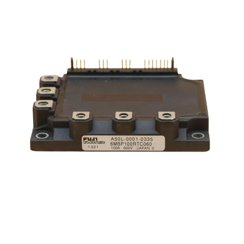 Fuji 6MBP100RTC060 A50L‑0001‑0335 intelligent power module, 100A 600V, chassis mount with driver and protection