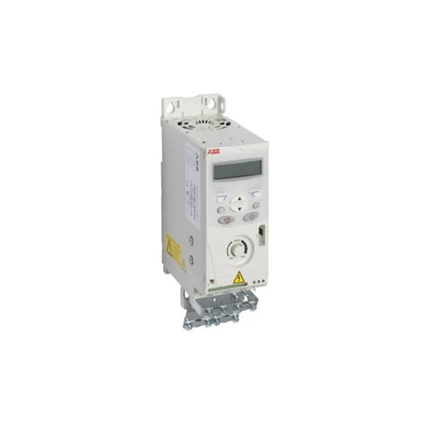 ABB ACS150-01E-04A7-2 VFD, 4.7 A, 230 V, IP20, for compact motor control in light-duty industrial and commercial applications.