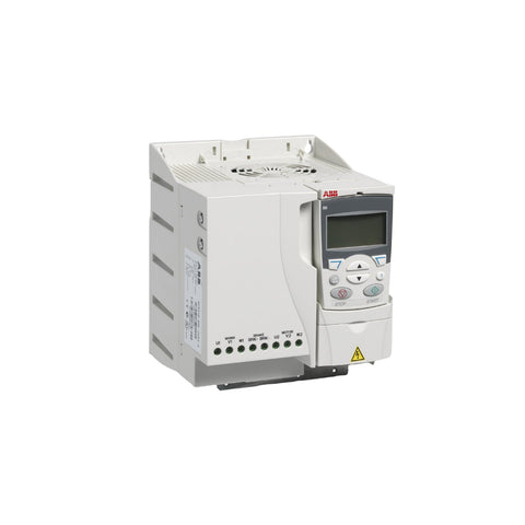 ABB ACS310-03E-13A8-4 5.5 kW variable frequency drive, IP20, for HVAC, fan, and pump systems in light industrial automation.