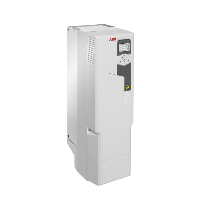 ABB ACS580-01-106A-4 55 kW VFD, 400V 3-phase input, IP21 wall-mount design for general-purpose motor control in industrial automation.