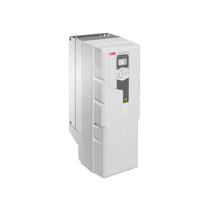 ABB ACS580-01-293A-4 150 kW VFD, wall-mounted IP21, with STO and EMC filter for efficient industrial motor control.