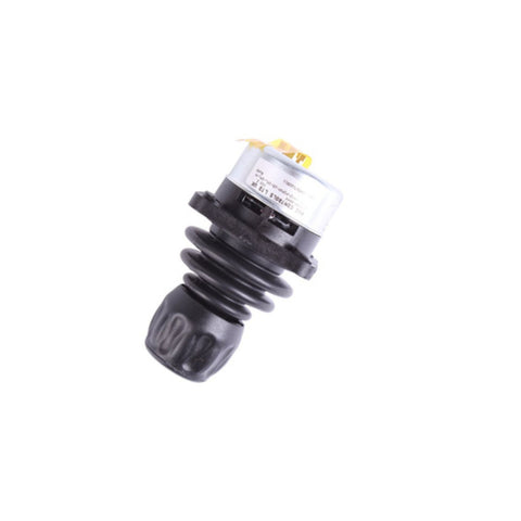 ABB JC2000-0049 2-axis Hall effect joystick controller with spring return for industrial automation systems.